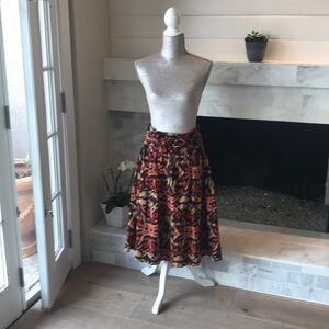 Jones New York Ikat Printed Skirt 4 EUC